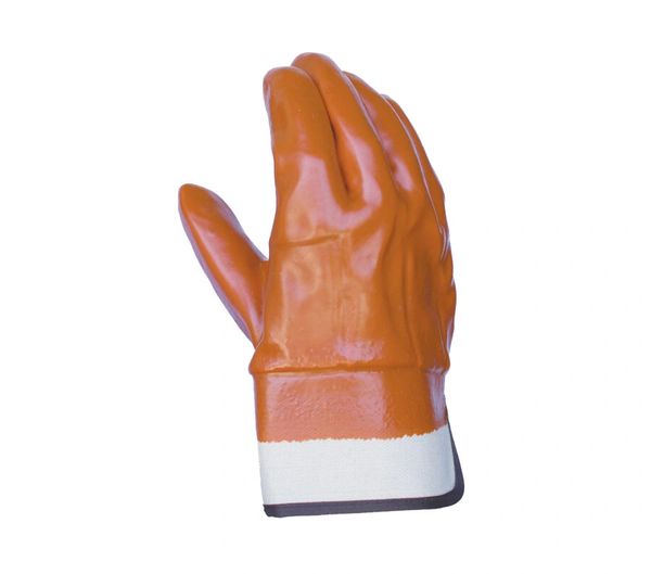 CH1501 Smooth Finish PVC Tan Foam insulated 2 1/2" Rubber Cuff Mens Size Large 6 dz Per Case