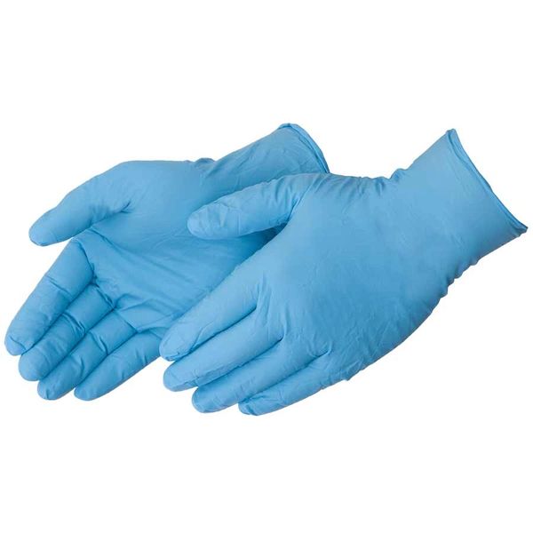 2016W 6 MIL DURASKIN BLUE NITRILE DISPOSABLE GLOVES S~2XL 100 gloves/box 10 boxes /case SOLD BY THE CASE