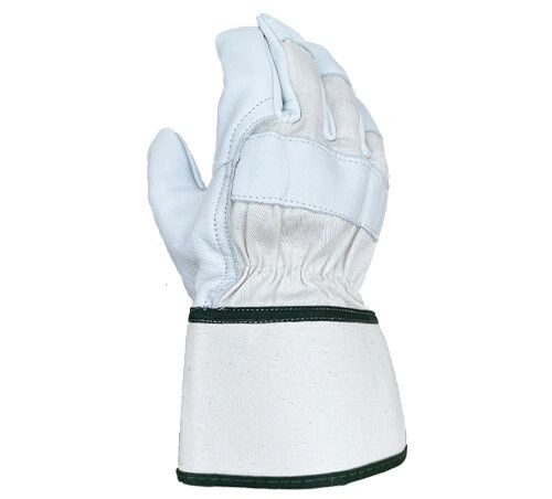 IB3200 Cowhide Leather Palm with White Canvas Back