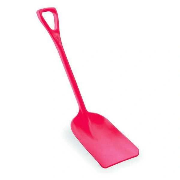 69814 REMCO Hygienic Shovel, Red, One Piece 38 In L