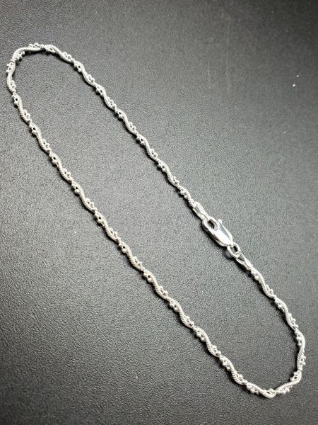 ANK017- Twisted Snake and Bead Chains