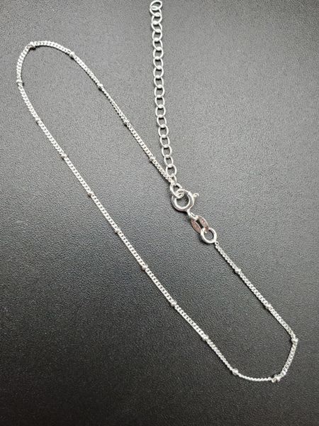 ANK005 - Cable Chain with Bead Stations