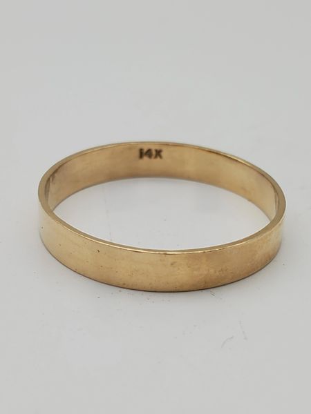 TOG06Y - Yellow Gold Flat Band