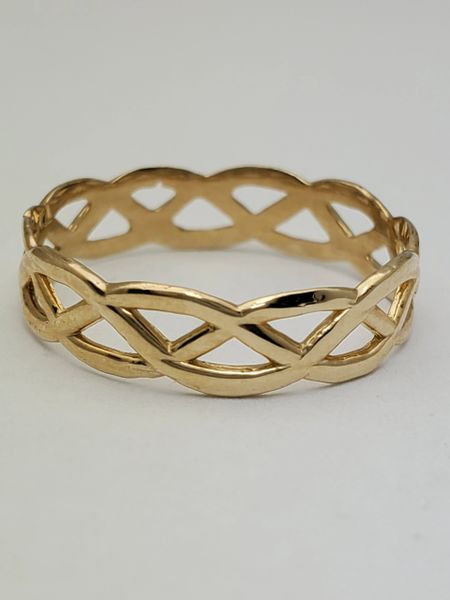 TOG16 - Yellow Gold Celtic Weave