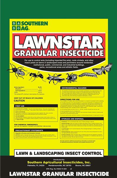 LAWNSTAR (with Bifenthrin) Granular Insecticide -10, 20 lbs. Bag