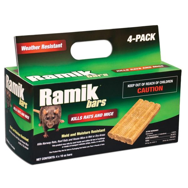 NEOGEN RODENTICIDE Ramik Mouse and Rat Bars for (Rodent Café)