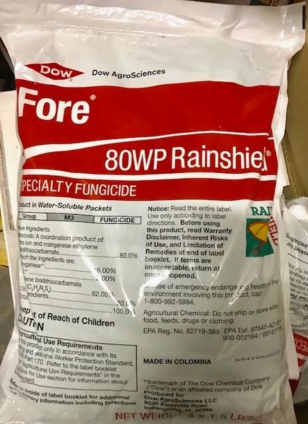Fore Rainshield 80 WP Specialty Fungicide (4 x 1.5 lb WS packs)