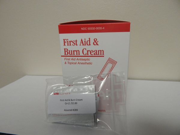 FIRST AID AND BURN CREAM 12CT