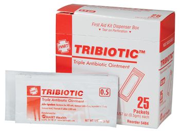 TRIBIOTIC, TRIPLE-ANTIBIOTIC ONTINTMENT 25/BOX