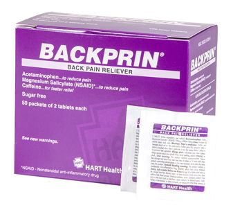 BACKPRIN,BACK PAIN RELIEF 50/2'S