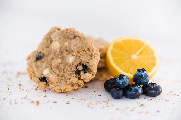 Blueberry Lemon White Chocolate Oatmeal Cookies 1 Dozen