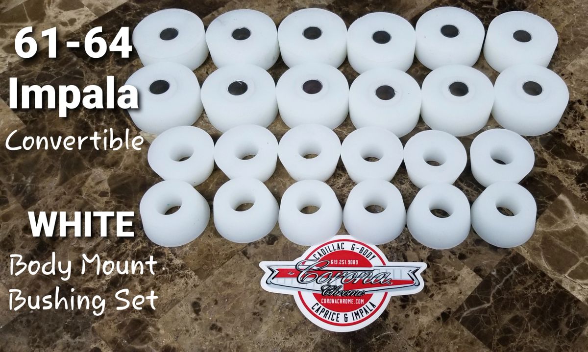 Body Mount Bushing Set 6164 Impala Convertible