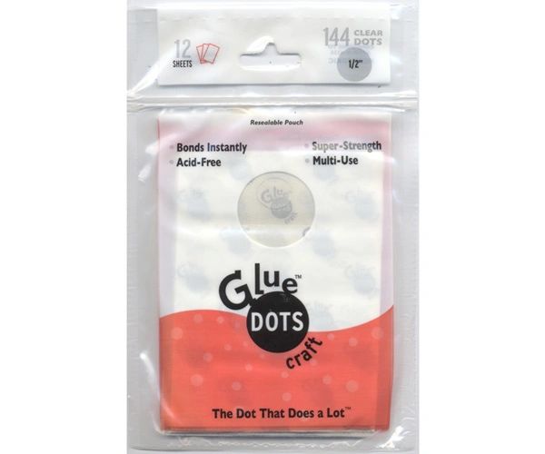 Glue Dots .5 Craft Dot Sheets Value Pack