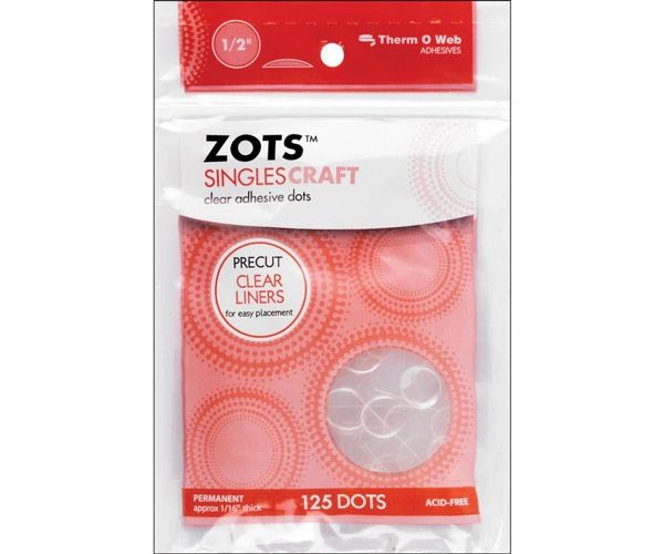 Zots Singles Clear Adhesive Dots Craft