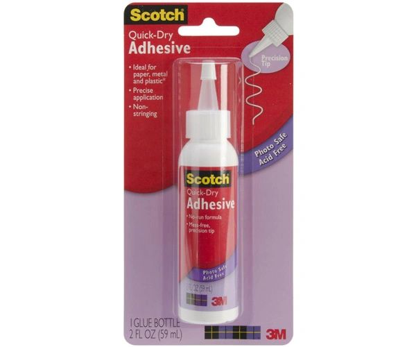 3MScotch Quick Dry Adhesive Suzy Scraps