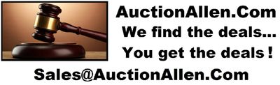 AuctionAllen.com - We FIND the DEALS...                         You GET the DEALS!