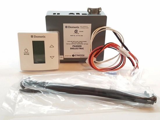 Dometic 3316230.000 LCD Touch Thermostat with Control Kit Polar White ...