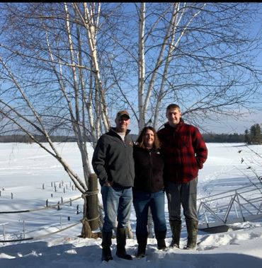 Johnson's Resort owners - Brad, Becky and Tanner