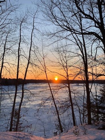 View of Moore's Bay on the Chippewa Flowage from Johnson's Resort