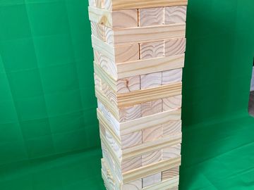 Jenga! The ultimate test of skill, think you got what it takes to come out on top, in this intriguin