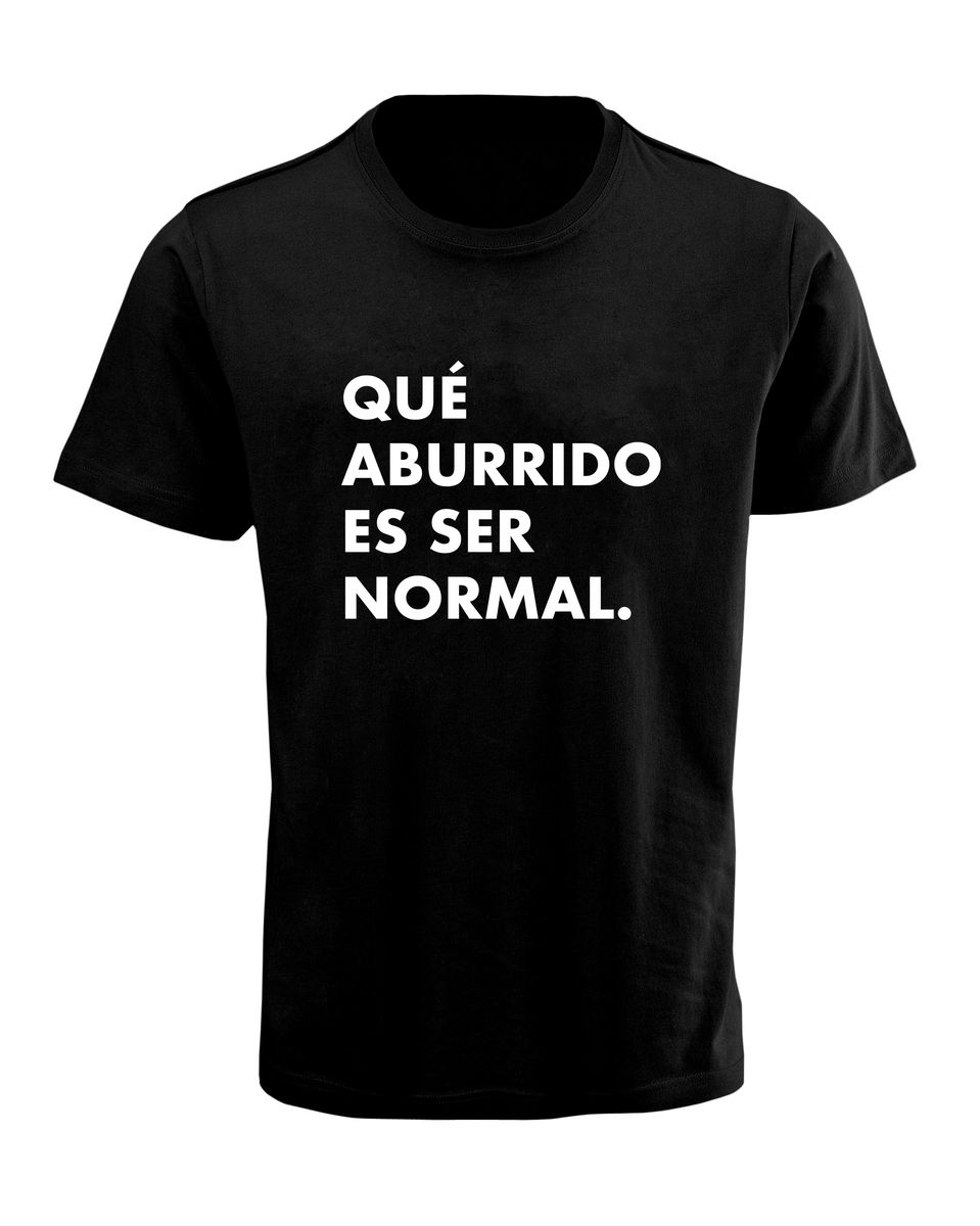 Polo Frase Negro