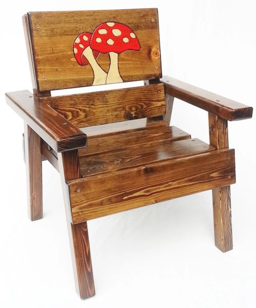 Happy Chair Kids Outdoor Furniture Mushroom Design