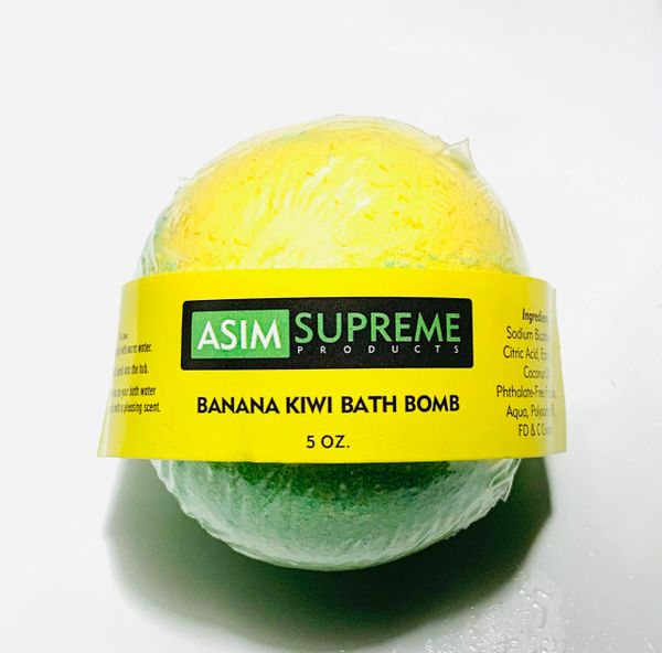 Banana Kiwi Bath Bomb ( 5 oz.)