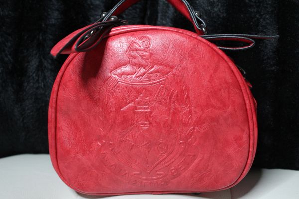 Delta Sigma Theta (ΔΣΘ) Red & Black, 1 Shoulder Crossbody Sling/Should