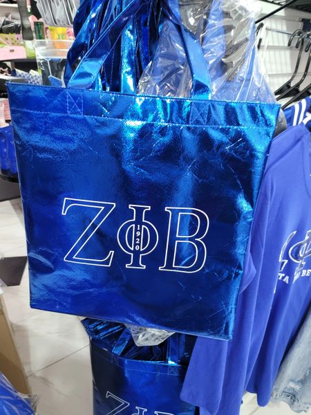 Zeta Phi Beta Logo Tote Bag – Hey Greeks