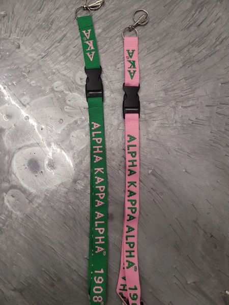 Alpha Kappa Alpha Lanyard