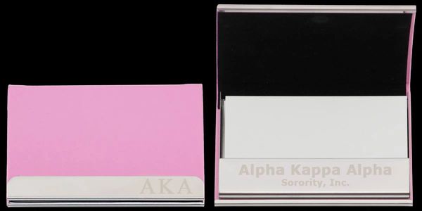 Alpha Kappa Alpha Business Card Holder