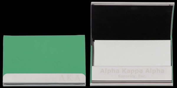 Alpha Kappa Alpha Business Card Holder