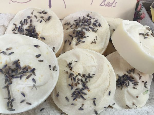 Lavender Swirl Round Soap