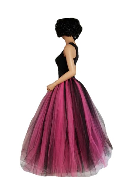 Pink and shop black tutu dress