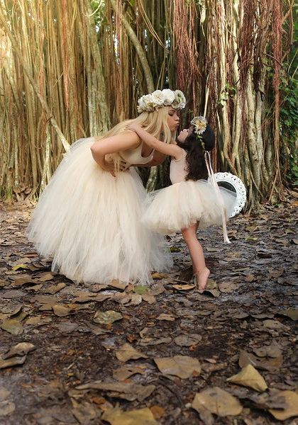 Mom and clearance daughter tutu dress