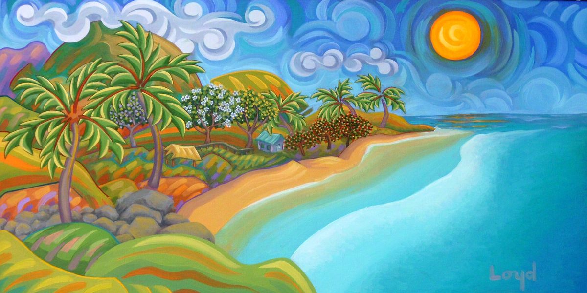 Maui Art Happy Art by Maui Artist Ken Loyd