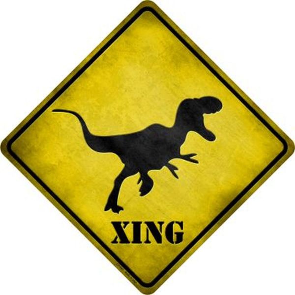 TYRANNOSAURUS REX DINOSAUR CROSSING