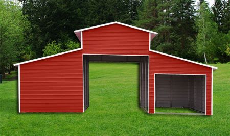 36x36 Barn Carport Gina S Custom Buildings
