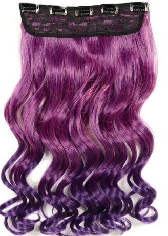 Ombre Heat Friendly 24 110g Wavy Plum Eggplant Haus Of Hair