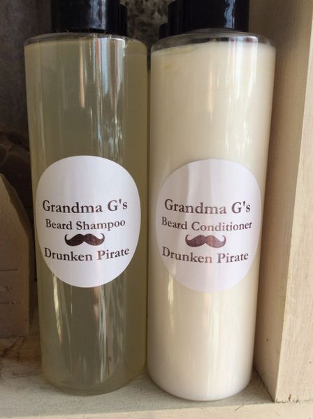 bibliothecaris Onzorgvuldigheid schoorsteen Drunken Pirate Beard Shampoo | Grandma G's Soaps & Such