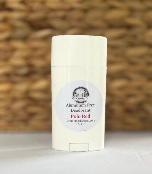 Aluminum Free Deodorant - Polo Red