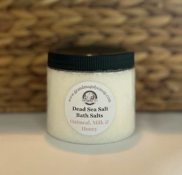 Dead Sea Salt Bath Salt - Oatmeal, Milk & Honey