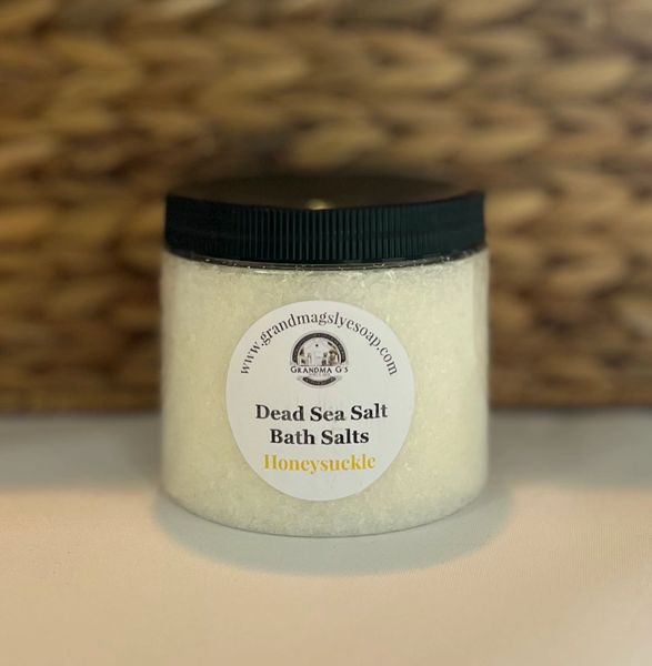 Dead Sea Salt Bath Salt - Honeysuckle