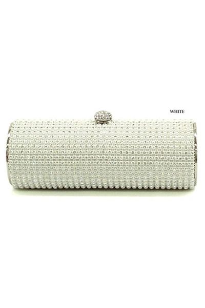 white chain strap bag