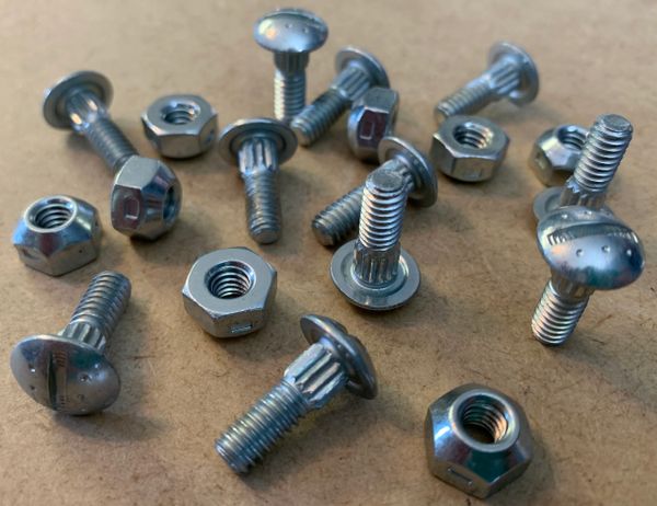 5/8 Section bolt and nuts package of 50 each
