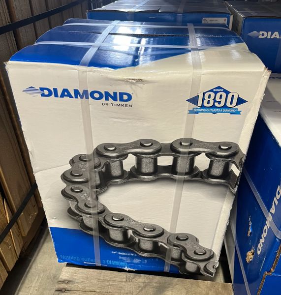 50' Roll of 80H Diamond Roller Chain