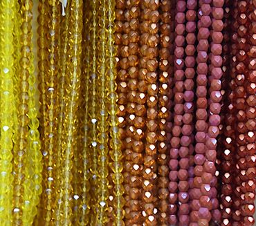 Czech Fire Polish Beads - 2mm-8mm

