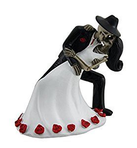 Till Death Do Us Part Wedding Cake Toppers Null Crossbones