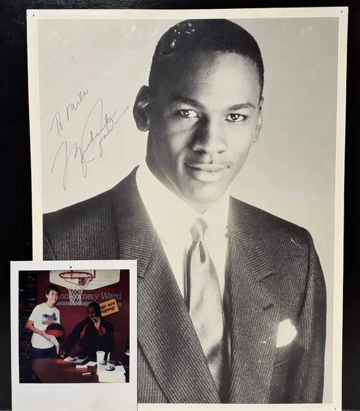 Authentic 1985 Michael Jordan Rookie Year Signed Autograph Photo
