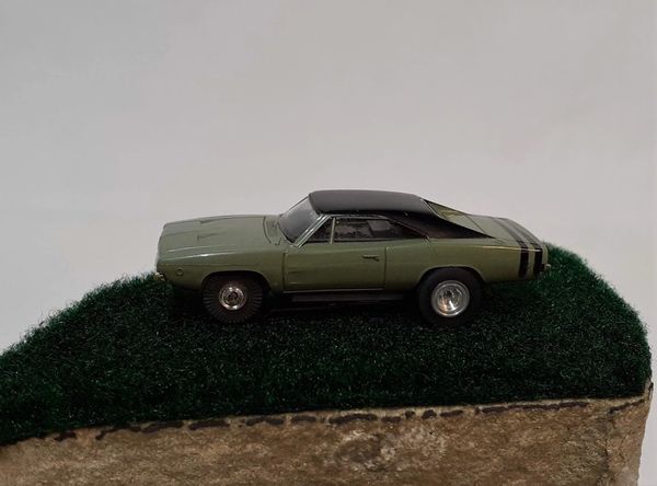 MODEL MOTORING LIME GREEN '67 GTO SHELL ~ NEW ~ FITS AURORA TJET 
